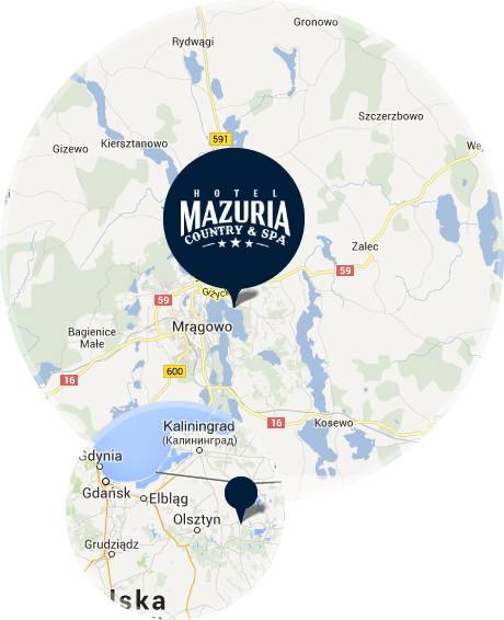 Hotel Mazuria*** ul. Jaszczurcza Góra 28, 11-700 Mrągowo